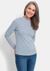 Ringelshirt mit Stehkragen