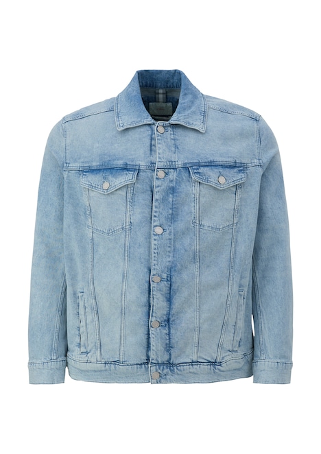Jeansjacke mit Waschung