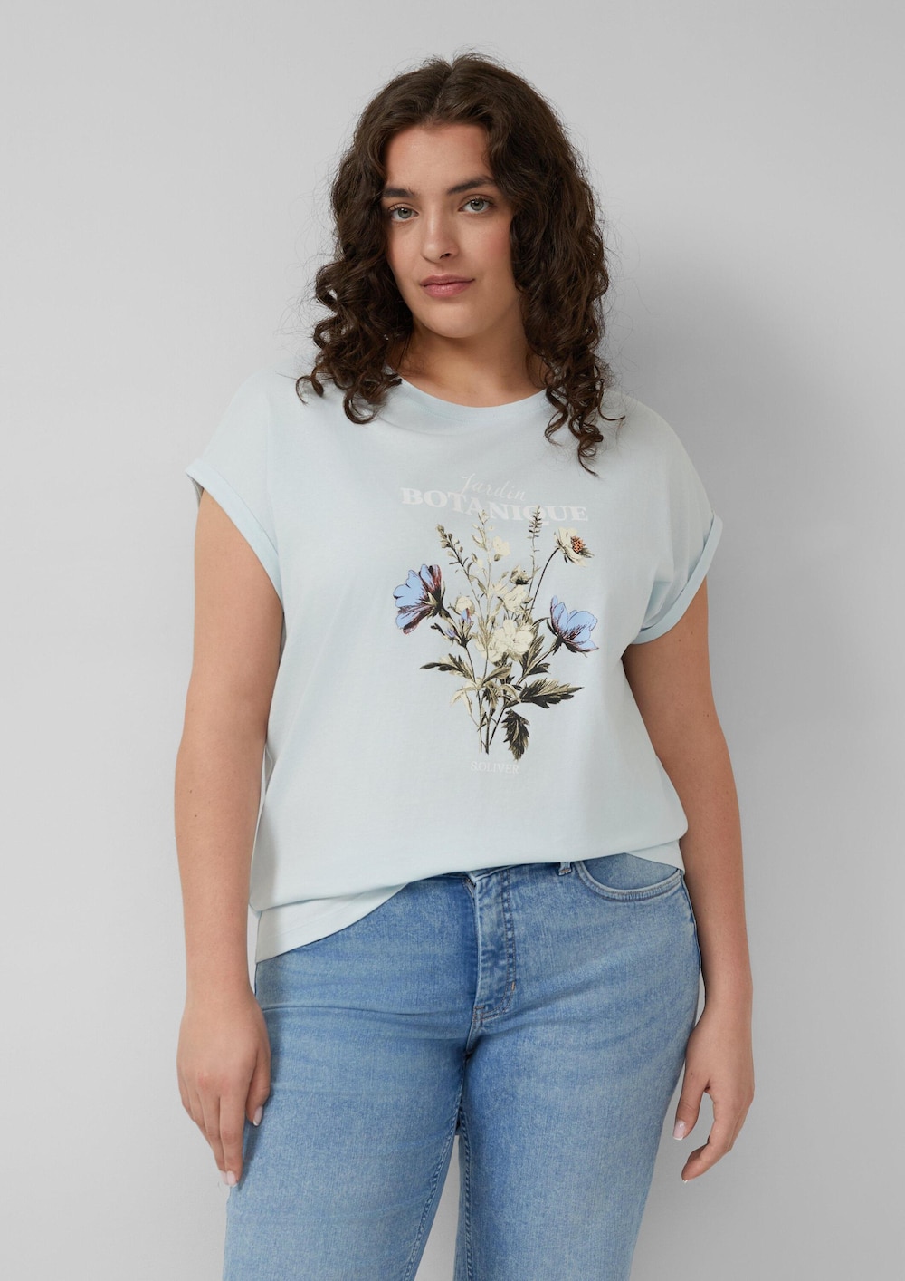 T-Shirt mit Frontprint im Relaxed Fit