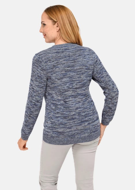 Pullover mit Glanzgarn