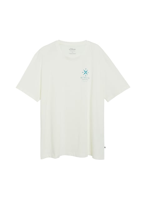 Weiches Baumwoll-T-Shirt mit Frontprint