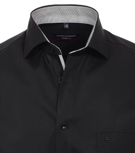 Businesshemd Kurzarm uni Modern Fit