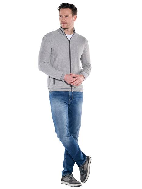 engbers Herren Cardigan , Grau