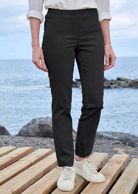 GOLDNER Broek LOUISA Bengaline broek LOUISA in denimlook