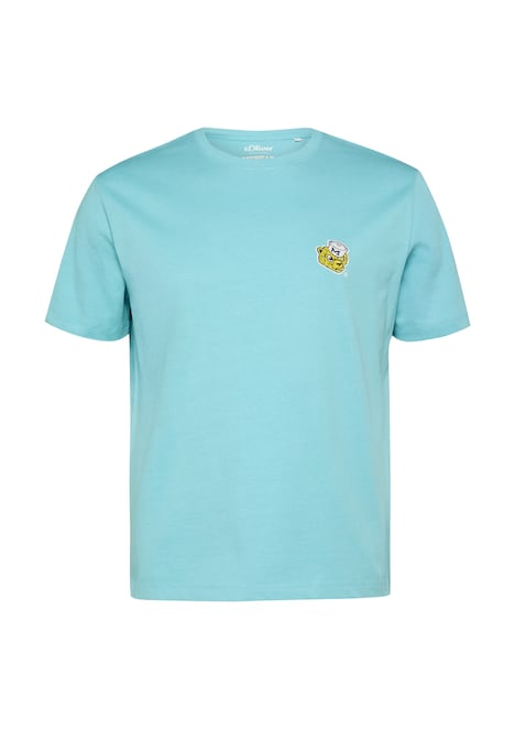 T-Shirt aus Heavy Jersey im Modern Fit mit College-Artwork
