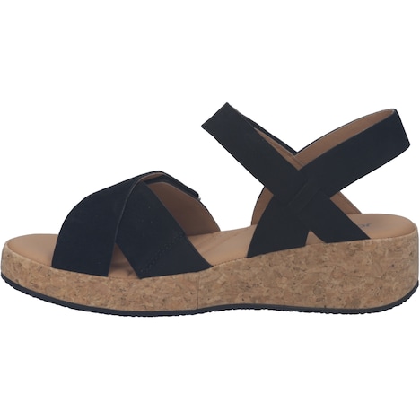Damen Sandale Evita 03, schwarz