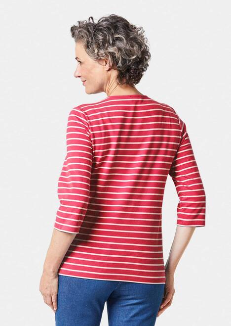 Buntgewirktes Ringelshirt