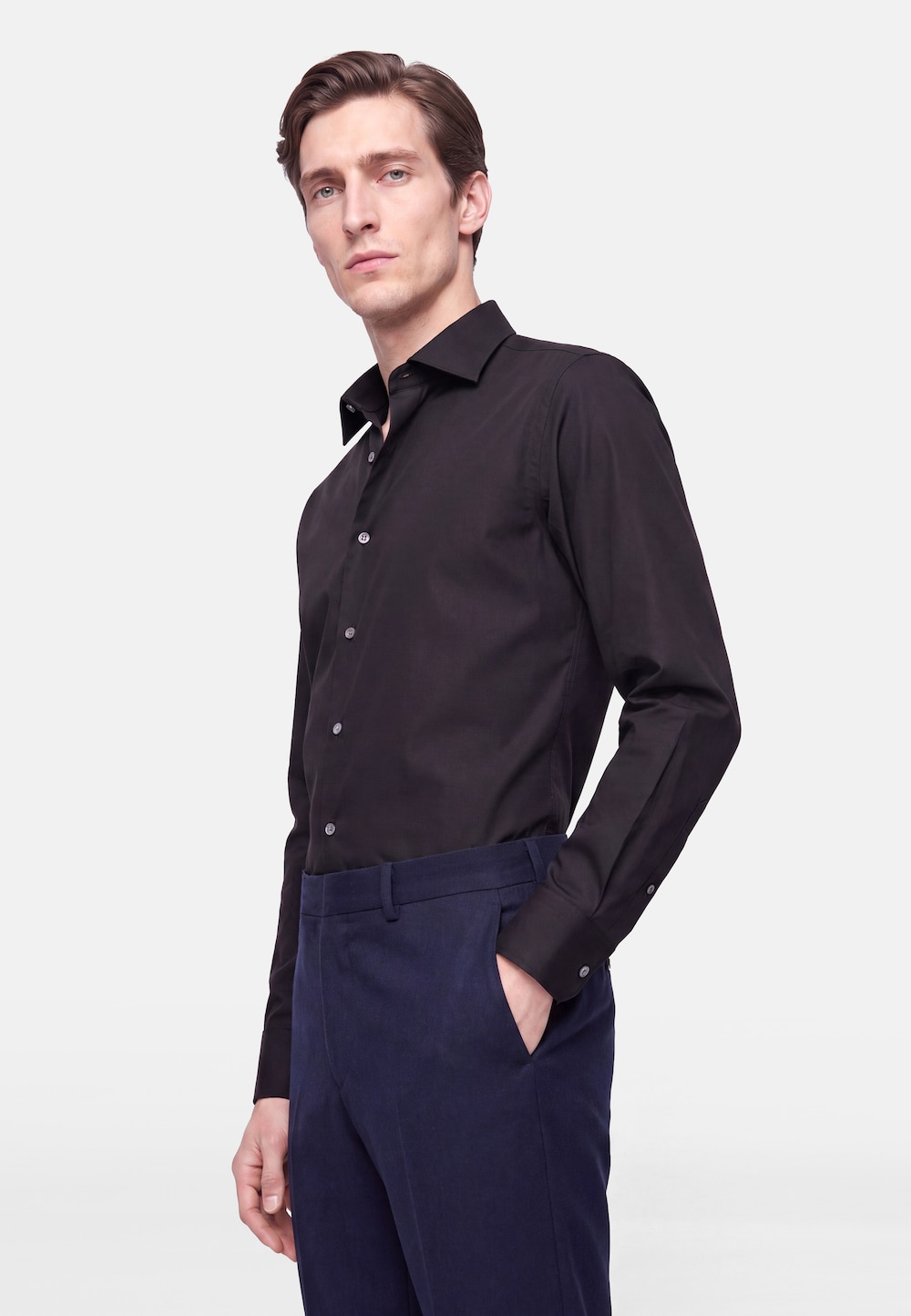 Herren Business Hemd - Uni