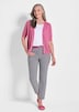 Damen Cardigan in Pink, Halbarm