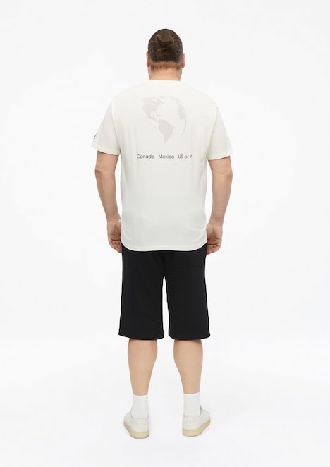 T-Shirt mit Front- und Rückenprint