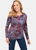 Sportlich-femininer Druckpullover
