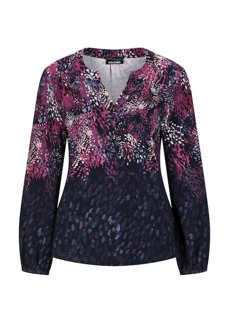 Jersey shirt met confettipatroon