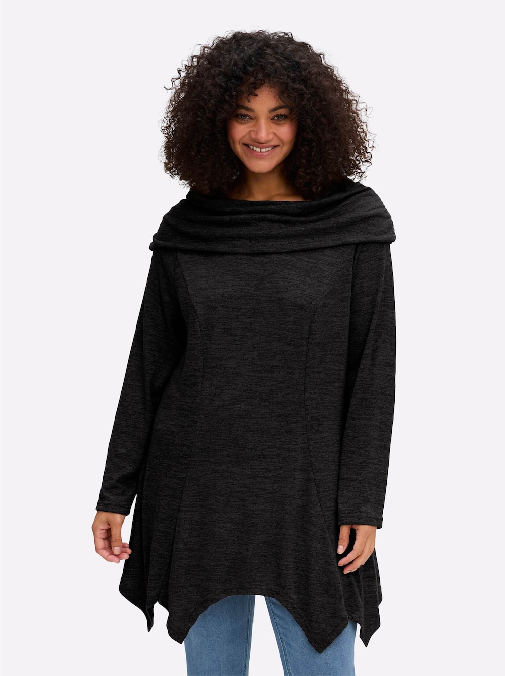 Sweatshirt Langarm Rollkragen