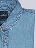 Herren Jeanshemd mit Brusttasche , Indigoblau