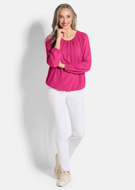 Elegante Bluse aus Chiffon