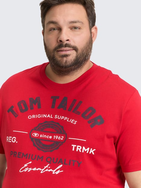 T-Shirt mit Logo Print