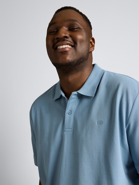 Piqué Poloshirt mit Logo-Stickerei