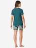 Schiesser Damen Pyjama Modern grün
