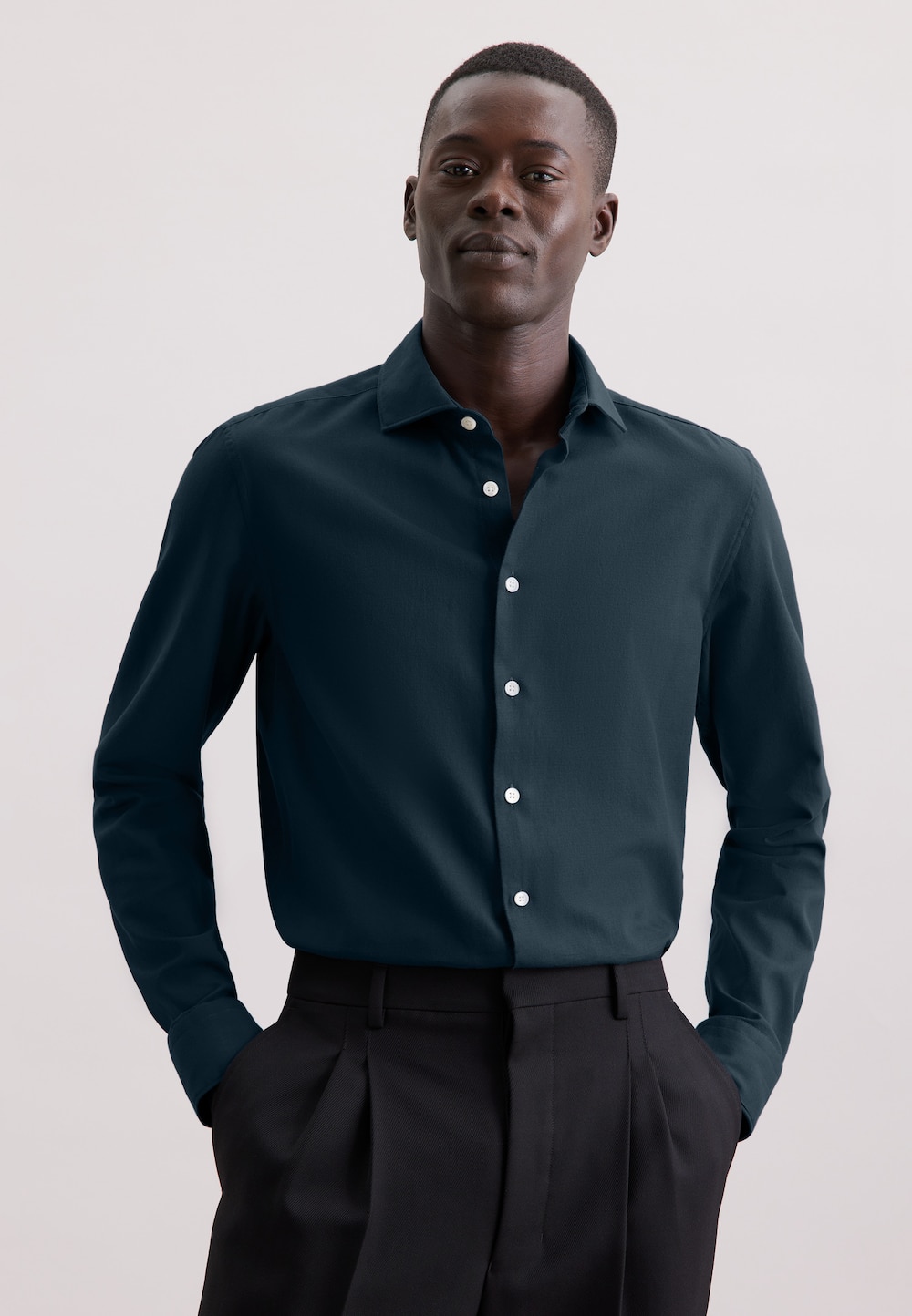 Herren Flanellhemd - Pepita