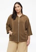 Sweatjacke aus Scuba mit weitem 3/4-Arm