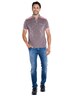Herren Poloshirt , Rosa