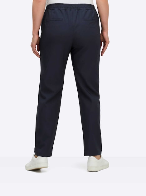 Schlupfhose Schlupfhose mit Tunnelzug, bi-elastisch Rundumdehnbund Uni