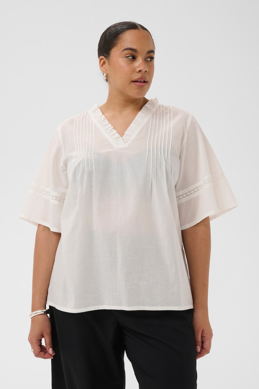Langarm-Bluse Regular fit