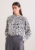Damen Stehkragenbluse - Druck