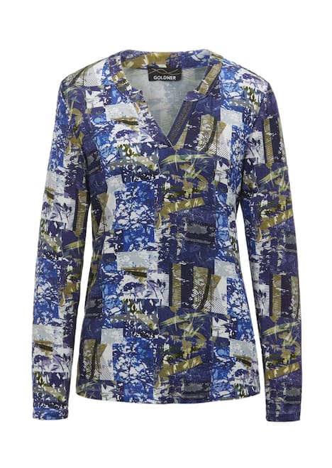 Tunikashirt mit Effektdruck