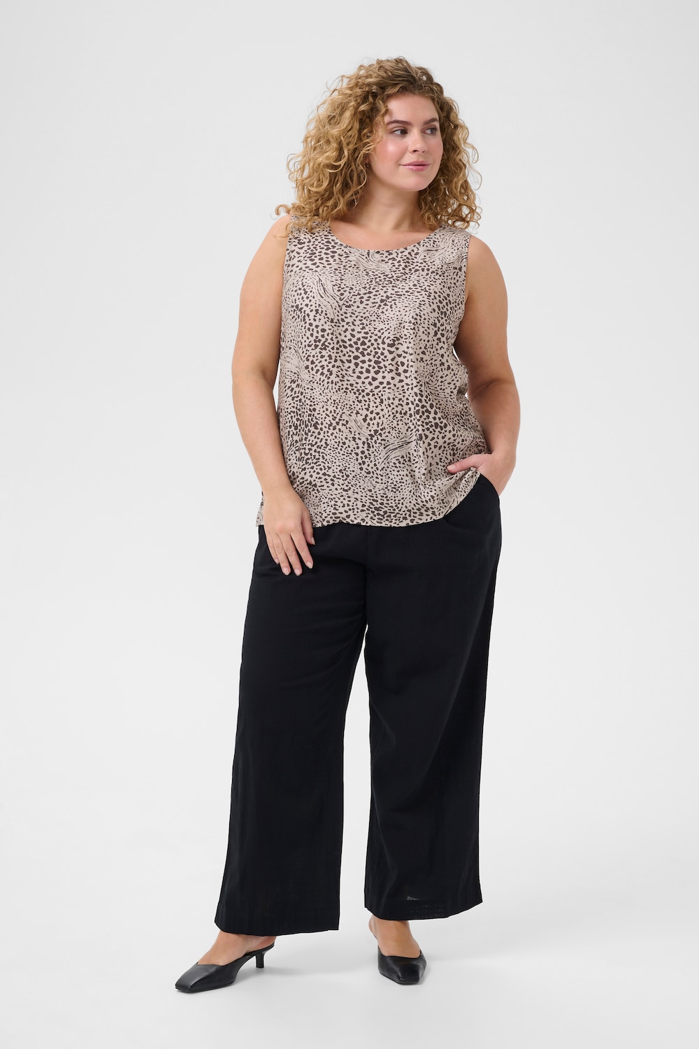 Ärmellose Bluse Regular fit