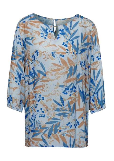 Leichtes Druckkleid aus trageangenehmer Viskose