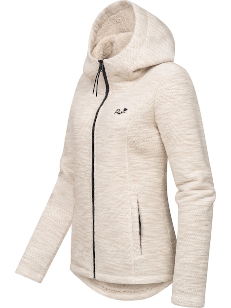 Kapuzenstrickjacke Lyshka Melange