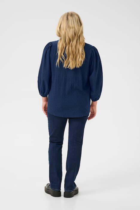 Langarm-Bluse Regular fit