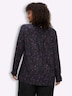 Bluse Rüschenbluse mit Bubikragen und Blümchenprint Langarm Hemdblusenkragen