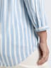 Henleybluse mit Streifenmuster