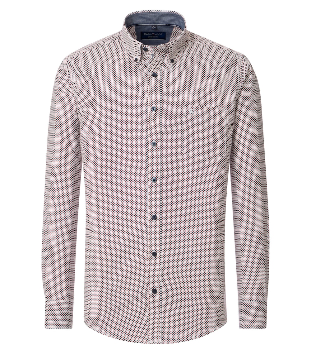 Freizeithemd Print Comfort Fit
