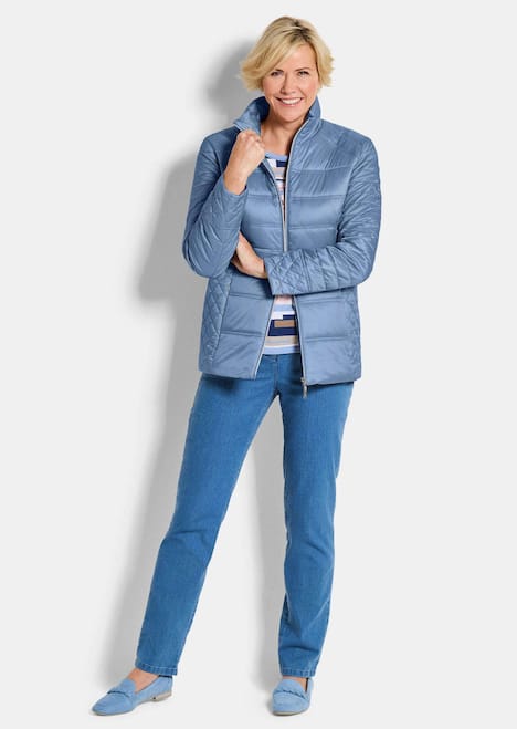 Übergangsjacke mit Muster-Mix