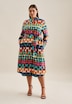 Damen Kleid - Geometrische Muster