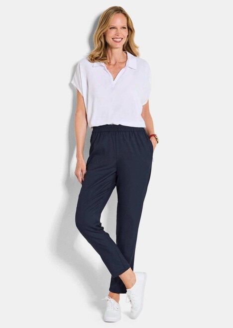 Schlupfhose mit Reißverschlusstaschen