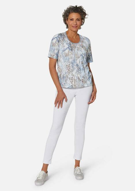 GOLDNER Gedessineerd shirt Comfortabel, gedessineerd shirt in een mix van patronen