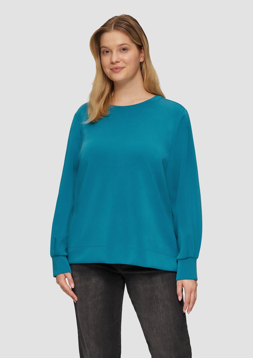 Scuba-Sweatshirt mit weiten Ärmeln