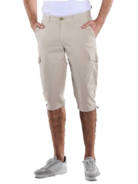 engbers Herren Capri-Hose regular , Hellbraun