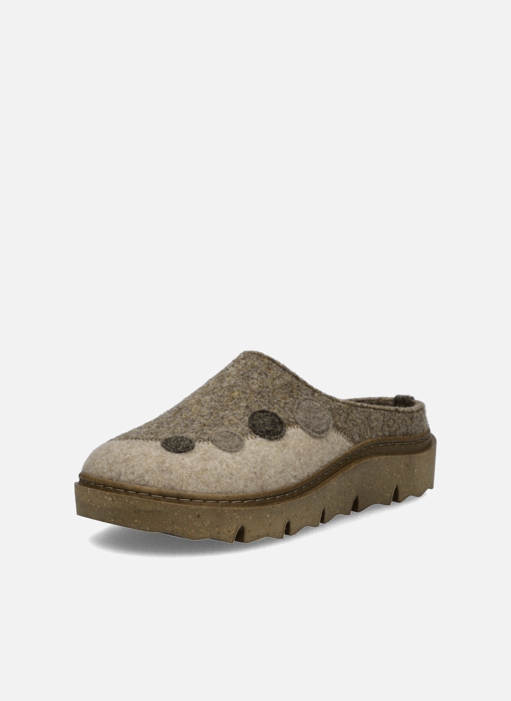 Damen Hausschuh Carmaux 04, beige-multi