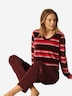 Schiesser Damen Pyjama Comfort Nightwear - burgund