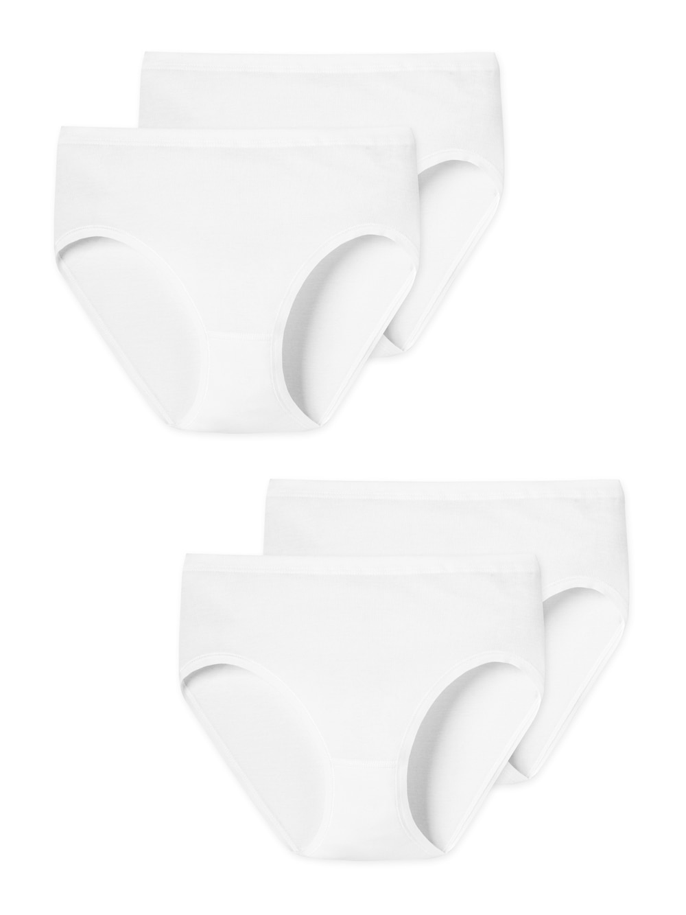SCHIESSER Damen 4-Pack Hüftslip