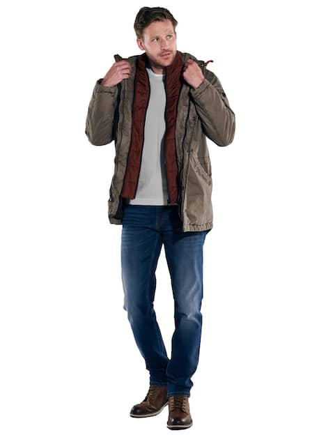 engbers Herren Jacke mit heraustrennbarem Inlet , Hellbraun