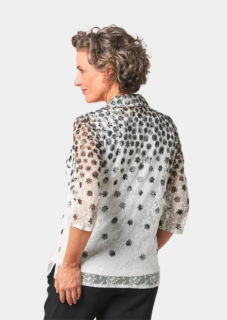 GOLDNER Blouse met topje Set (kanten blouse en topje)