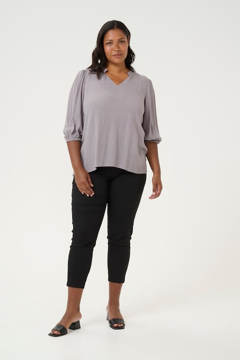Langarm-Bluse Regular fit