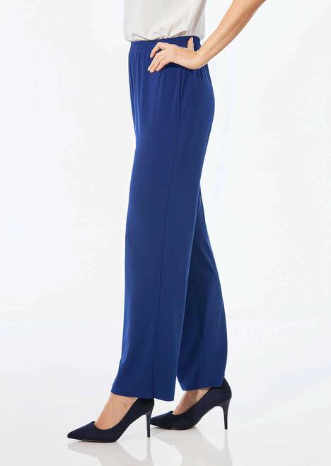 GOLDNER Slinky broek VERA Comfortabele slinky broek met elastische tailleband