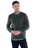 engbers Herren Pullover aus Merinogarn , Dunkelgruen